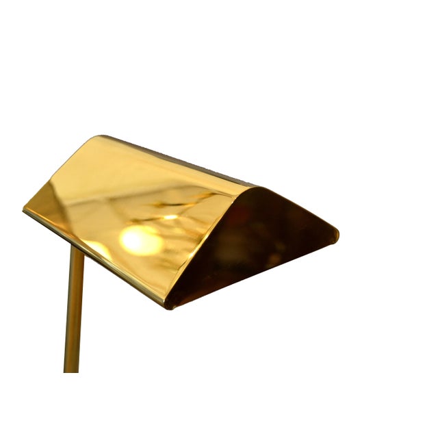 1970s Brass Counter Balanced Floor Lamp by Chapman For Sale - Image 5 of 11