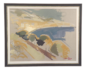 Alex Öberg, Coastal Fragments, 1960s, Oil on Canvas, Framed