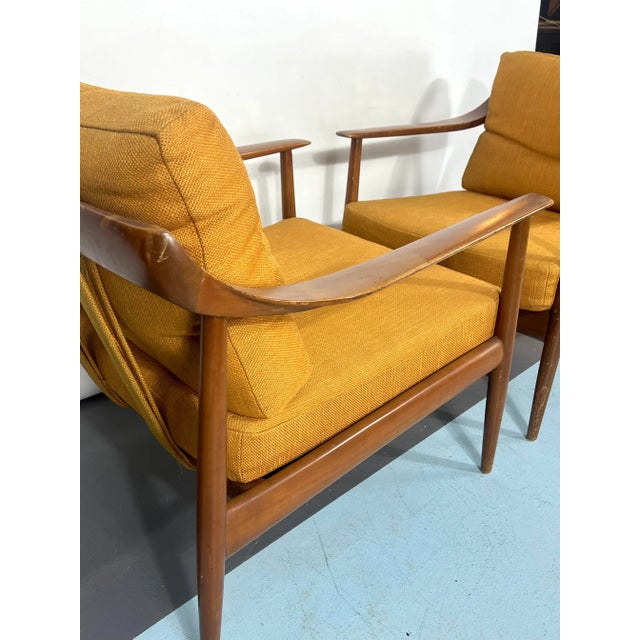 Walter Knoll Mid-Century Modern Model 550 Armchairs by Walter Knoll, 1950s, Set of 2 For Sale - Image 4 of 18