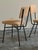 Black Vintage Italian Chairs, 1960s, Set of 4 For Sale - Image 8 of 12