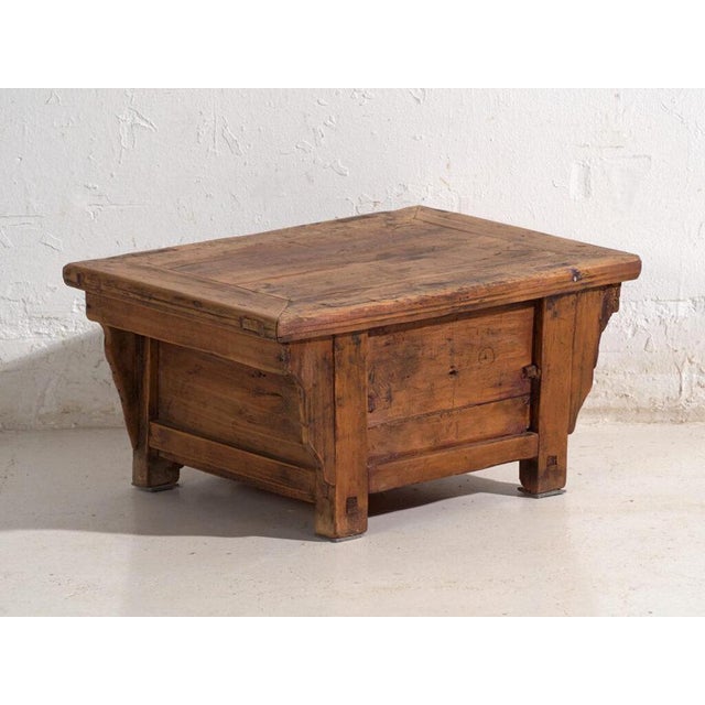 Chinese Low Elm Coffee Table For Sale - Image 10 of 11