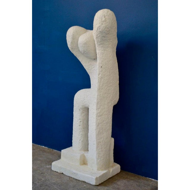 Italian Artist, Large Anthropomorphic Sculpture, 1970s, Plaster For Sale - Image 17 of 18