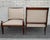 Pair of 1950s Modern Living Room Chairs, Newly Upholstery & Restored For Sale In Philadelphia - Image 6 of 10