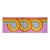 2026, Color Field Painting in Vivid Tones on Watercolor Paper, Triple Loop For Sale