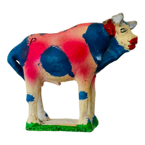 1940’s Mexican Folk Art Pottery Cow Bank