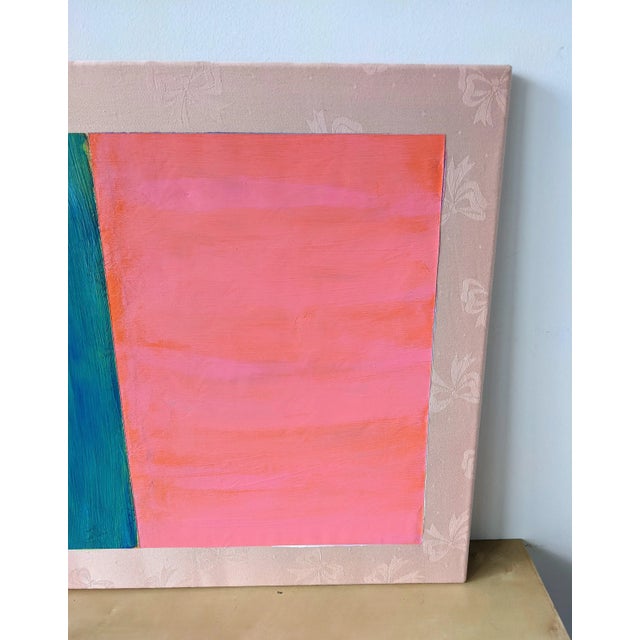 "Bleed Through" Contemporary Abstract Minimalist Painting by Frances Sousa For Sale - Image 6 of 8