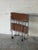 Mid-Century Modern Two-Tier Rosewood Foldable Bar Cart German Mid-Century Modern 1970s For Sale - Image 3 of 10