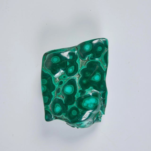 Biomorphic Malachite Sculpture For Sale - Image 10 of 11