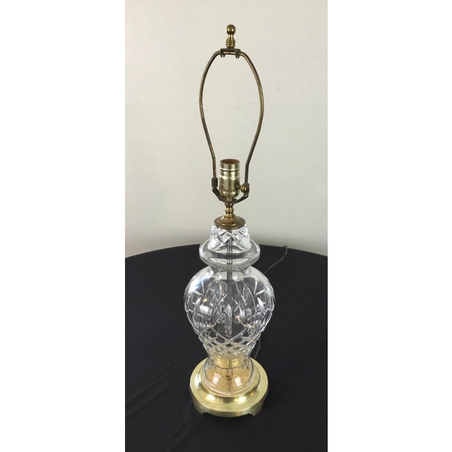 Waterford Crystal “Lismore” Ginger Jar Lamp Chairish
