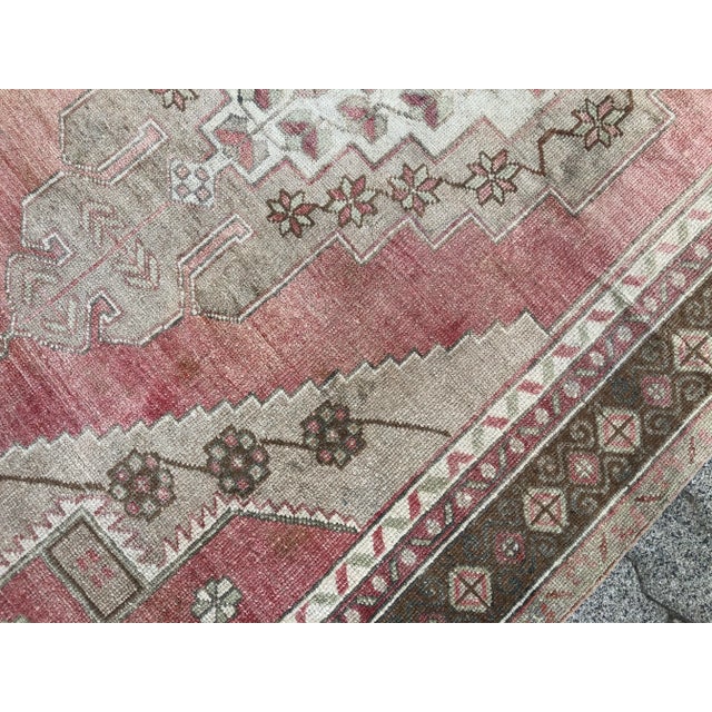 Oushak Handmade Oversize Vintage Floor Rug For Sale - Image 9 of 11