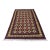 Afghan Aqcha Turkmen Hand-Knotted Wool Rug, 9'10" X 6'6" For Sale