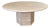 Vintage Round Travertine Coffee Table, 1970s For Sale