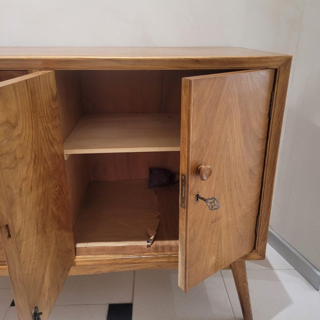 Mid-Century Nordic Chest of Drawers in Beech, Spain, 1950s For Sale - Image 15 of 18