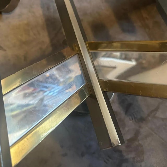 1960s Mid-Century Modern Brass and Steel Italian Wall Sconce by Gaetano Sciolari For Sale - Image 11 of 16