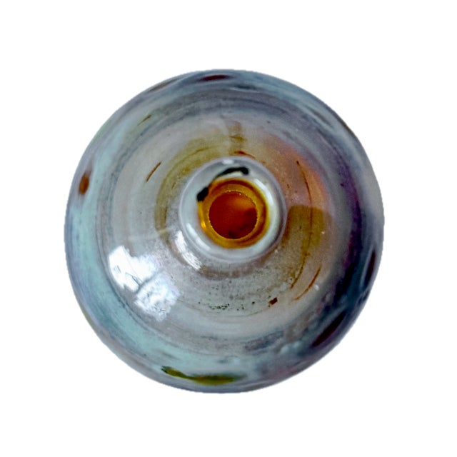 Mid 20th Century Small Italian Murano Blown Glass Bottle For Sale - Image 5 of 6
