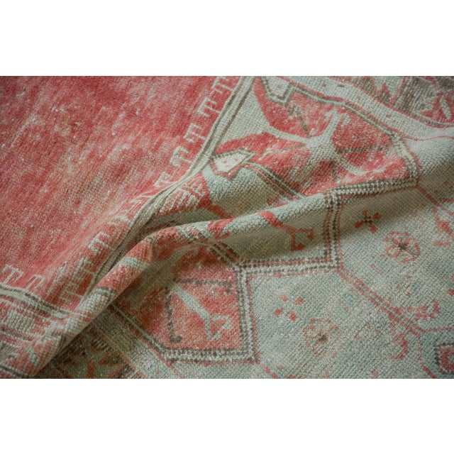 Shabby Chic Vintage Distressed Oushak Rug Runner - 2'6" x 5' For Sale - Image 3 of 9