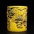Chinese Vintage Chinese Faux Ivory "Bo Le Appraises a Horse" Carved Brush Pot - 1750g For Sale - Image 3 of 10