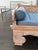 Blue Hand-Carved Teak Daybed, Vintage For Sale - Image 8 of 12