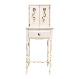 Vintage White Cocktail Cabinet or Dry Bar