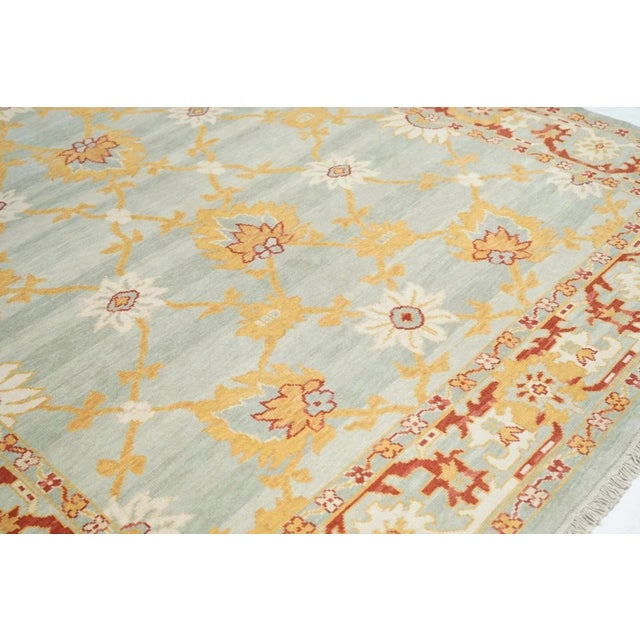 Early 21st Century Oushak Rug 8' X 10' For Sale - Image 5 of 11