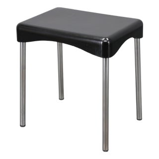 Mid-Century Plastic Marmore Stool by Carrara & Matta, Italy, 1970s For Sale