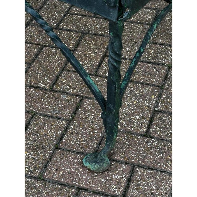 Regency Iron Garden Bench For Sale - Image 9 of 15