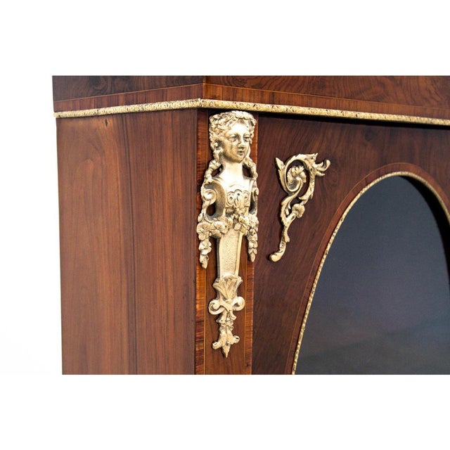 Brown Antique French Display Cabinet For Sale - Image 8 of 16