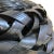 Black Vintage Black Lacquered Rattan Floor Basket Vase For Sale - Image 8 of 12