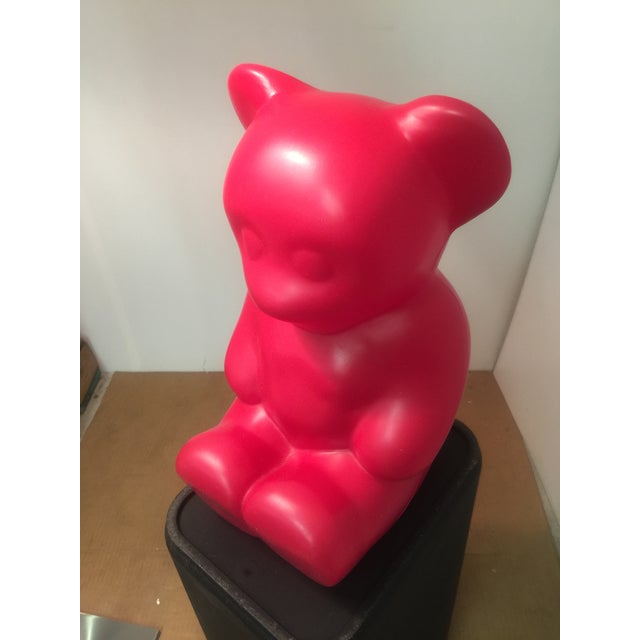 1990s Original Lumibear / Lumibär Indoor Lamp in Red by Elmar Flötotto For Sale In Boston - Image 6 of 7