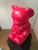 1990s Original Lumibear / Lumibär Indoor Lamp in Red by Elmar Flötotto For Sale In Boston - Image 6 of 7