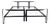 Black Vanessa Double Bed by Tobia Scarpa for Gavina, Italy, 1970s For Sale