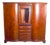 Wooden Sacristy Wardrobe with Central Oratory, 1930 For Sale
