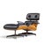 Mid-Century Modern Charles & Ray Eames for Herman Miller Eames Mid Century Walnut Lounge Chair and Ottoman For Sale - Image 3 of 10