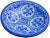 Blue Moroccan Ceramic Plate For Sale In New York - Image 6 of 8