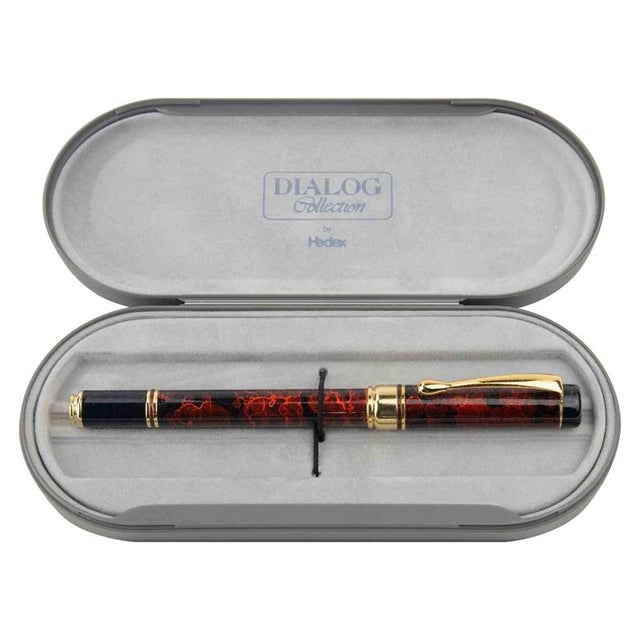 Metal Vintage Hedex Dialog Pen in Metal, Italy, 2000s For Sale - Image 7 of 7
