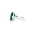 Metal 12.68 Carat Zoisite Green Tanzanite & Diamond Ring in Platinum 950 | IGI Certifi, Size 7 For Sale - Image 7 of 12