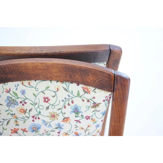 Beech Dining Chairs, Czechoslovakia, 1950s, Set of 4 For Sale - Image 12 of 13