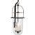 Chapman & Myers for Visual Comfort Signature Lorford Medium Sconce in Aged Iron with Clear Glass For Sale