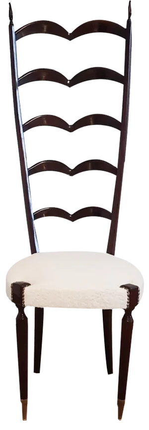 High Back Chair attributed to Paolo Buffa, Italy, 1950s