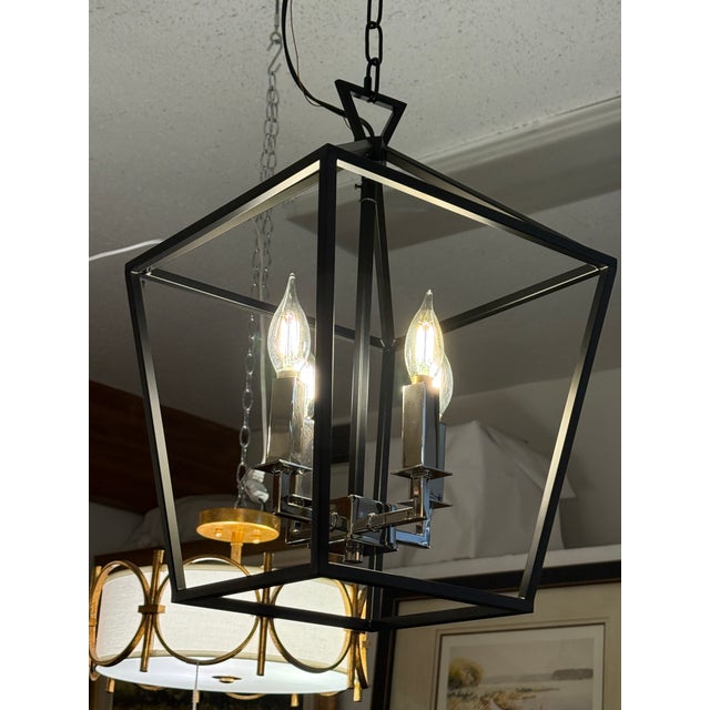 Rustic Maxim Lighting Abode Four Light Small Chandelier For Sale - Image 9 of 12