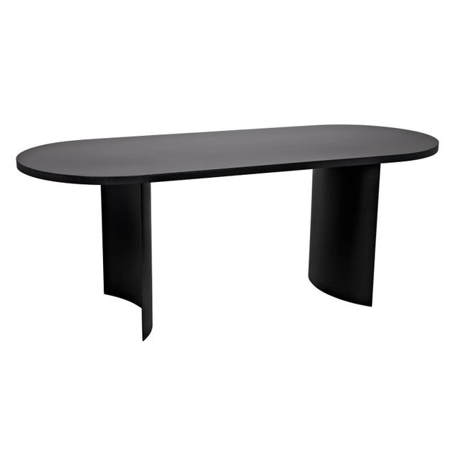 NOIR Concave Dining Table For Sale - Image 10 of 10