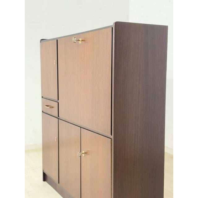 Mid-Century Writing Cabinet with Secretary in Mahogany, 1960s For Sale - Image 11 of 14