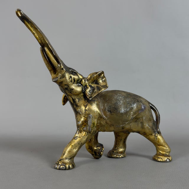Elephant Trunk Sculpture Statue, 1960s, Brass For Sale - Image 11 of 11
