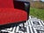 1970s Vintage Red and Black Chairs with Compass Feet, 1970s, Set of 2 For Sale - Image 5 of 18