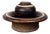 Mid-Century Modern Danish Studio Pottery Candleholder by Lise Eder for Lise Keramik, 1960s For Sale