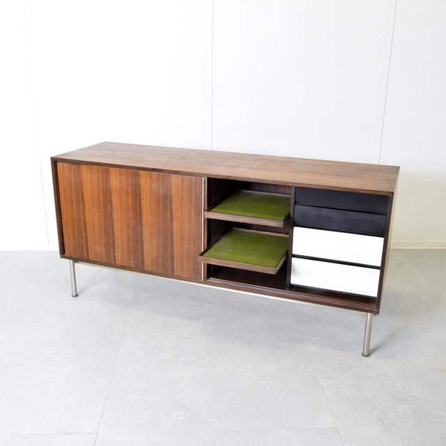 Sideboard with Sliding Doors and Internal Drawers by Gastone Rinaldi, 1970s For Sale - Image 6 of 11