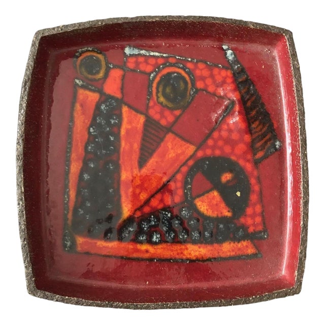 Danish Ceramic Dish by Thomas Toft, 1960s For Sale