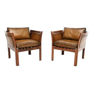 Vintage Danish Plexus Armchairs by Illum Wikkelsø for CFC Silkeborg, 1960s, Set of 2 For Sale