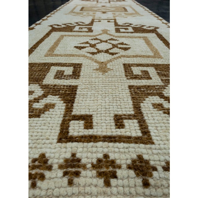 Early 21st Century Turkish Vintage Runner Rug 3'5" x 11'6" #17071 For Sale - Image 5 of 8