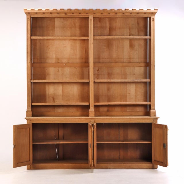 Gothic A French Gothic Style Two-Part Oak Cabinet, Circa 1900. For Sale - Image 3 of 5